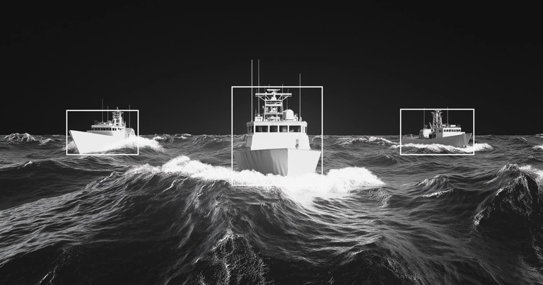 AI systems detecting targets on naval vessels