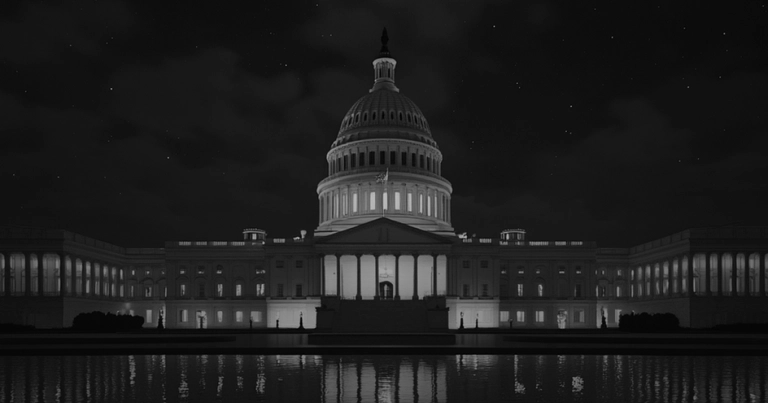 U.S. Capitol Building at night