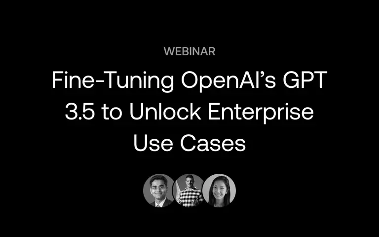 Fine-Tuning OpenAI's GPT-3.5 to Unlock Enterprise Use Cases