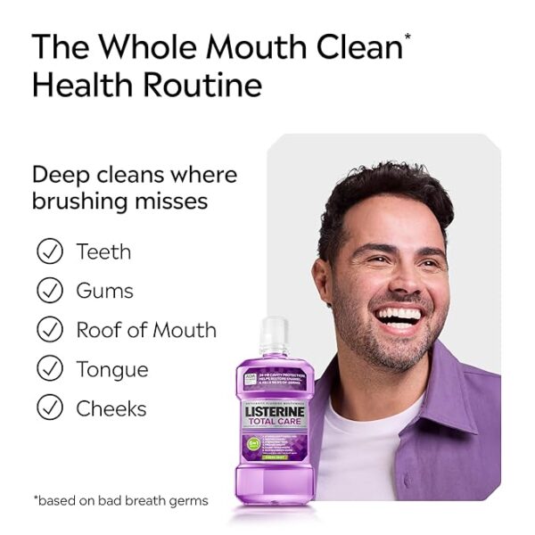 Listerine Total Care Anticavity Fluoride Mouthwash - Image 5
