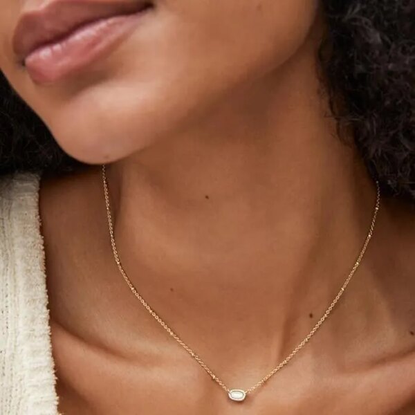 Kendra Scott Mini Elisa 14k Gold-Plated Satellite Short Pendant Necklace, Fashion Jewelry for Women - Image 3