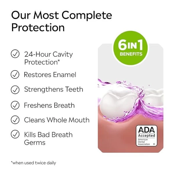 Listerine Total Care Anticavity Fluoride Mouthwash - Image 4