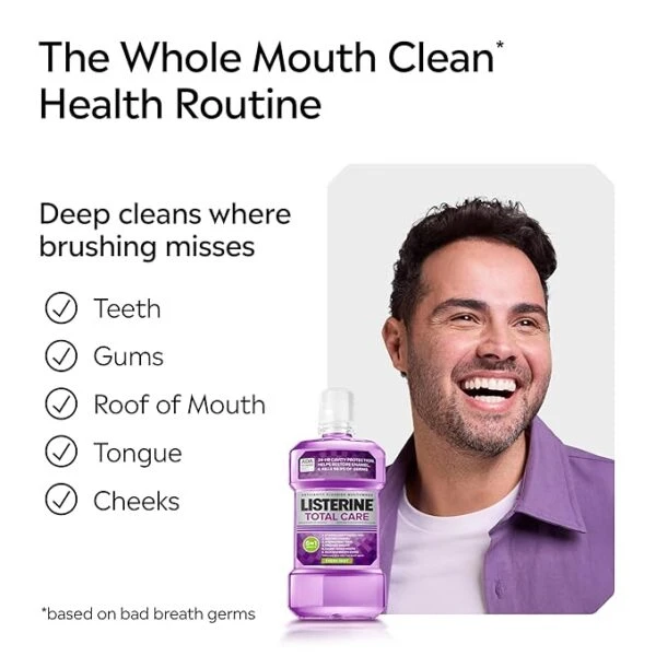 Listerine Total Care Anticavity Fluoride Mouthwash - Image 5