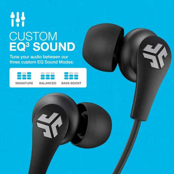 JLab JBuds Pro Bluetooth Wireless Signature Earbuds, Black, Titanium 10mm Drivers - Image 3