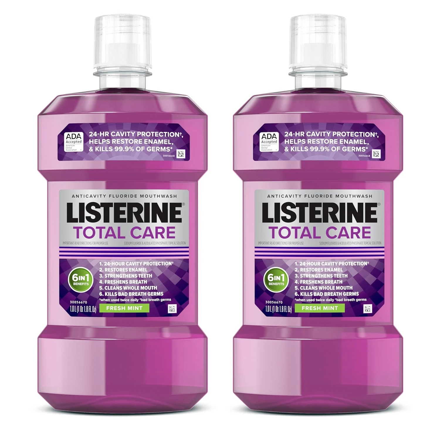 Listerine Total Care Anticavity Fluoride Mouthwash - Image 2